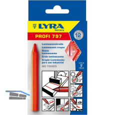 LYRA Lumineszenzkreide orange L�nge 120 mm Inhalt 12 St�ck