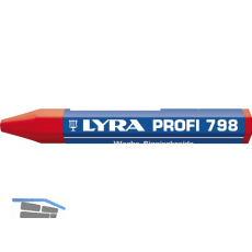 LYRA Wachskreide 798 Sechskantform rot Inhalt 12 St�ck