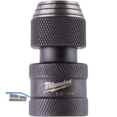 MILWAUKEE Bitadapter 1/2" vierkant - 1/4" sechskant Shockwave