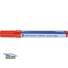LYRA Permanent-Marker 112 Strichbreite 1-4 mm rot runde Spitze