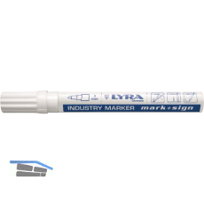 LYRA Lackmalstift 114 Strichbreite 3 mm wei�