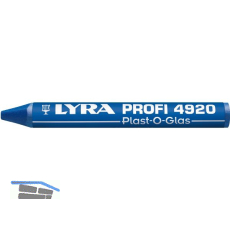 LYRA Wachskreide 4920 Plast-O-Glas runde Form blau Inhalt 12 St�ck