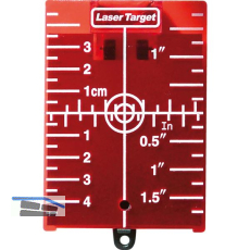 SOLA Zielscheibe ZS rot magnetisch mit St�tze und Nagelloch 115 x 75 x 12 mm