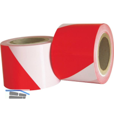 Absperrband rot/wei� B=75mm L=500m St�rke 35�