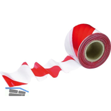 SCHULLER Absperrband rot/wei� B=70mm L=200m St�rke 25�
