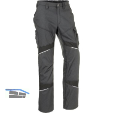K�BLER Bundhose Activiq cotton+ anthrazit/schwarz 52