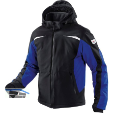 K�BLER Winter-Softshelljacke Form 1041 schwarz/kornblau S