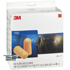 3M Geh�rschutzst�psel 1100 SNR=35 dB Inhalt 200 Paar