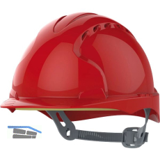 JSP Industrieschutzhelm EVO�3 EN 397 OneTouch-Gleitverschluss Farbe rot