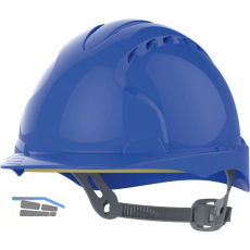JSP Industrieschutzhelm EVO�3 EN 397 OneTouch-Gleitverschluss Farbe blau