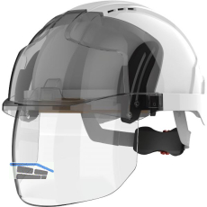 JSP Industrieschutzhelm EVO�VISTAshield� EN 397 bel�ftet Farbe wei�/Rauchglas