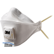 3M Feinstaubmaske 9312+ Filterklasse P1mit Ausatemventil Gummiband gelb