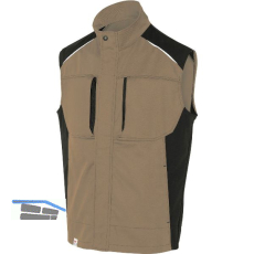 K�BLER Weste Activiq 7250 sandbraun/schwarz M