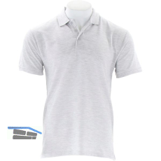 FRUIT OF THE LOOM Polo-Shirt Piqu� Type F502 grau meliert XXL