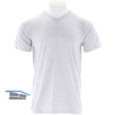 FRUIT OF THE LOOM T-Shirt V-Neck Type F270 grau meliert XXL