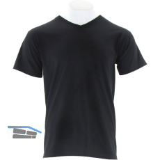 FRUIT OF THE LOOM T-Shirt V-Neck Type F270 schwarz XXL
