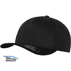 FLEXFIT Classic 5 Panel Baseball Cap schwarz L/XL