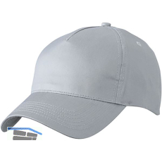 Kappe 5 Panel MB 6117 Farbe grau One Size