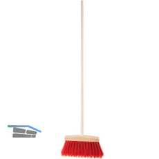 MASTA Bassinebesen Elaston gewellt L�nge 290 mm mit Stiel 1200 mm