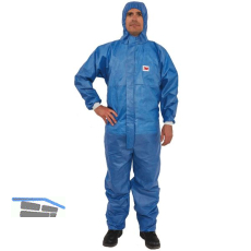 3M Schutzanzug 4532+B2XL Farbe blau XXL Kategorie III