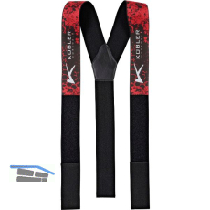 K�BLER Hosentr�ger Forest rot/schwarz Breite 50 mm