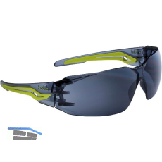BOLL� Schutzbrille Silex Sichtscheibe Rauchglas, Rahmen Schwarz/Gelb