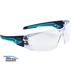 BOLL� Schutzbrille Silex Sichtscheibe klar, Rahmen Blau/Blau