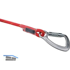 TEUFELBERGER Kernmantelseil mit vern�hter Schlaufe und Croc-Karabiner L�nge 30 m