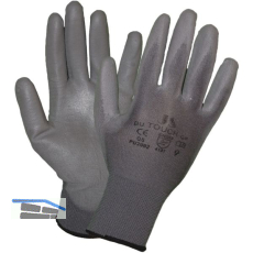 STAFFL Schutzhandschuh PU-Touch grau Gr��e 10