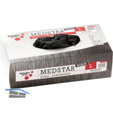 SCHULLER Einweghandschuhe Med Nitril Schwarz S - 100 St�ck