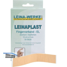 LEINA Fingerpflaster elastisch hautfarbe 120 mm x 20 mm