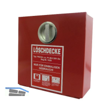 LEINA Feuerl�schdeckenbeh�lter aus verzinktem Stahlblech 305 x 305 x 150 mm