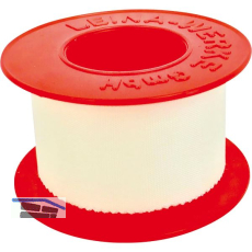 LEINA Heftpflasterspule Medisilk rei�bar mit Schutzring breite 2,5 cm l�nge 5 m