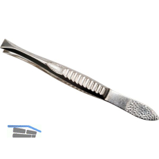 LEINA Splitterpinzette gerade, stumpf Gr��e 8 cm