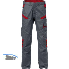 FRISTADS Bundhose Skarup 2552 STFP grau/rot 54