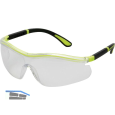 GEBOL Schutzbrille Neon klar