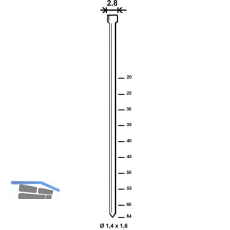 ALSAFIX Stauchkopfnagel N 35 mm aus Stahldraht verzinkt (4000 St)