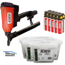 ALSAFIX Gasnagler SET F22/35 10.000 N�gel inkl. 10 Gaskartuschen