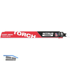 MILWAUKEE S�bels�geblatt Torch Nitrus f�r Metall 230 x 8 mm HM - 5 St�ck