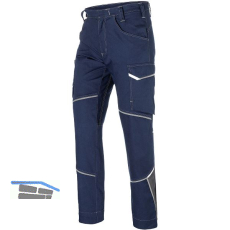 K�BLER Bundhose Iconiq 2340 dunkelblau/anthrazit 56