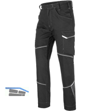 K�BLER Bundhose Iconiq 2340 schwarz/anthrazit 54