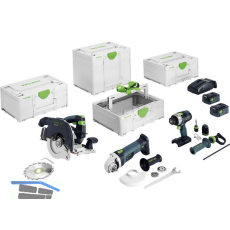 FESTOOL Akku-Combo-Set Holzbau 18 Volt / 5,0 Ah (IEC) Li-Ion