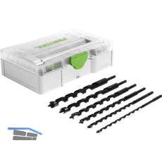 FESTOOL Schlangenbohrer-Set SYS3 S 76-SB CE-SORT/6 6-teilig