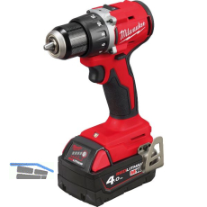 MILWAUKEE Akku-Bohrschrauber M18 BLDDRC-402C 18 Volt / 4,0 Ah (IEC) Li-Ion