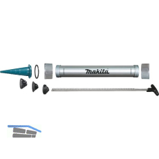 MAKITA Beutelhalterohr Aluminium L�nge 530 mm f�r Schlauchbeutel 600 ml