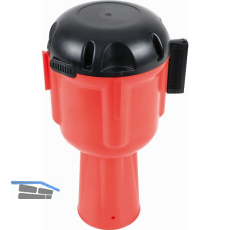 Gurtabroller rot/wei� gestreift, Gurtl�nge 9 m