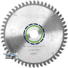 FESTOOL Spezial Kreiss�geblatt HW � 160 x 20 Z�hne 52 Trapez Flachzahn