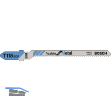 BOSCH Stichs�geblatt T118EOF Metall - 5 St�ck