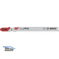 BOSCH Stichs�geblatt T102H PVC L�nge 100 mm - 3 St�ck