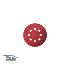 Schleifscheibe 125 mm 8-Loch Kletthaftung Korn 40 (5 St) f�r alle H�lzer